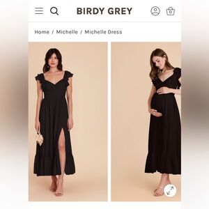 Birdy Grey Black Bridesmaids Dress